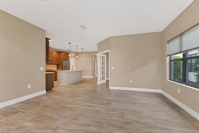 view of unfurnished living room