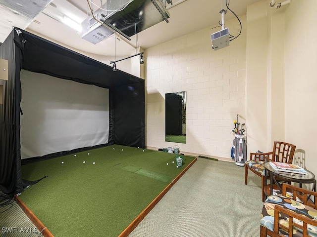 view of recreation room