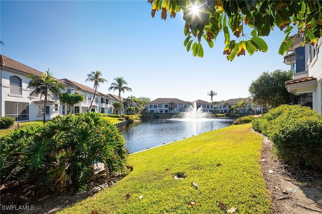 property view of water