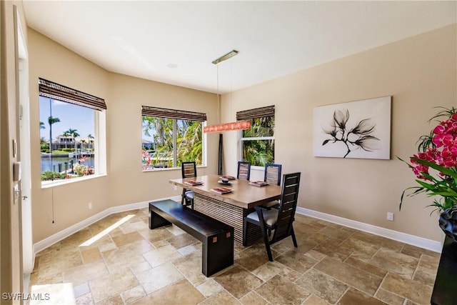 view of dining room