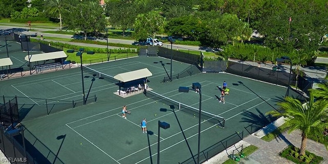 view of sport court