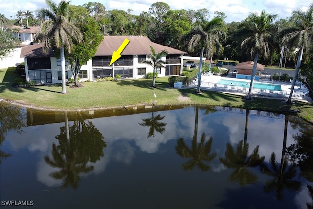 view of water feature