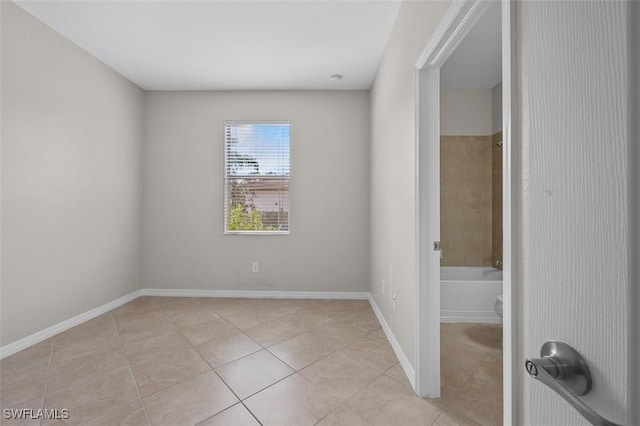 view of tiled empty room