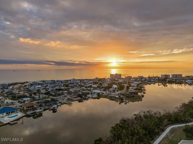 property view of water