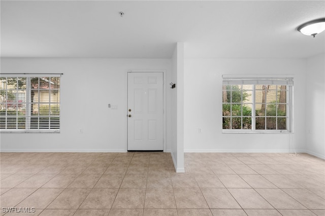 view of tiled entryway