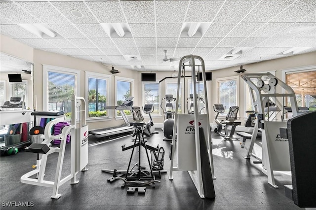 view of exercise room