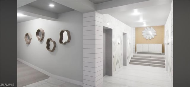 1 Bluebill Ave Unit 503, Naples, FL 34108 - corridor with baseboards