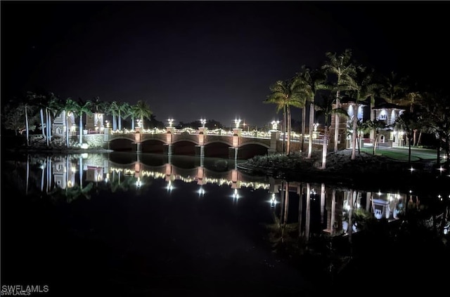 view of water feature