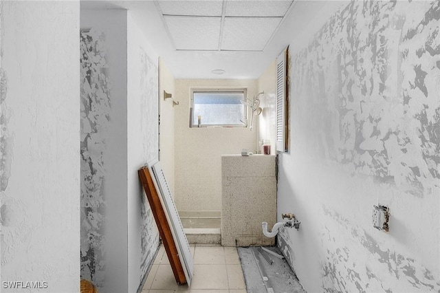 bathroom featuring tile patterned floors