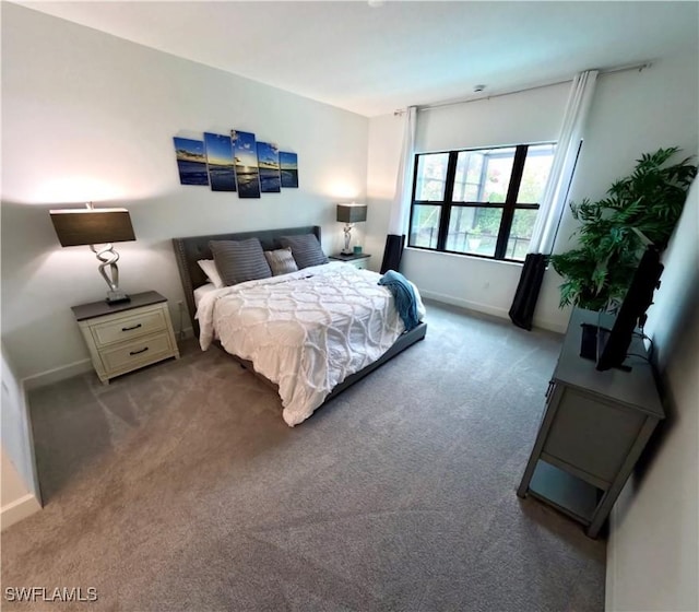 12830 Hawkins Dr, Estero, FL 33928 - bedroom with carpet and baseboards