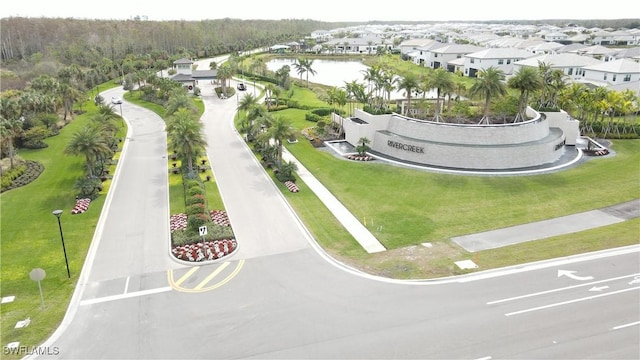 12830 Hawkins Dr, Estero, FL 33928 - aerial view of residential area with a nearby body of water