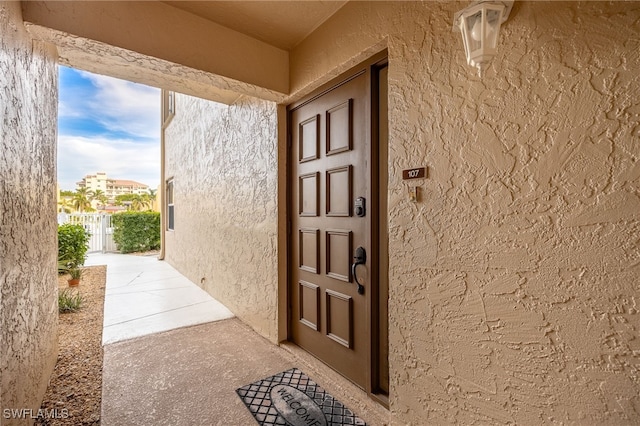 view of property entrance