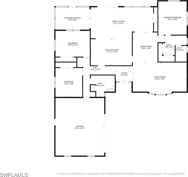 1727 Lakeview Blvd, North Fort Myers, FL 33903 - floor plan / room layout