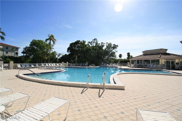 4009 Palm Tree Blvd Unit 403, Cape Coral, FL 33904 - pool with fence and a patio