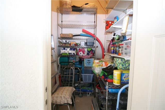 view of pantry