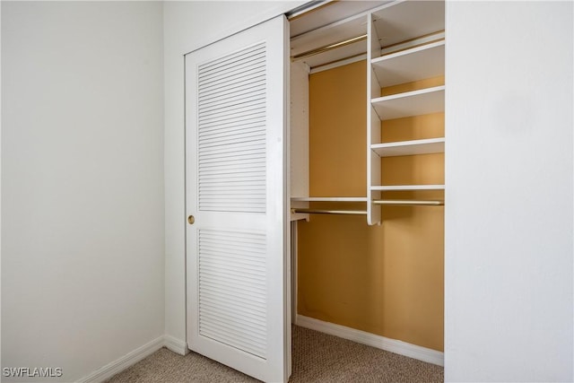 view of closet