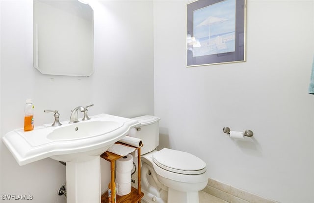 bathroom with toilet