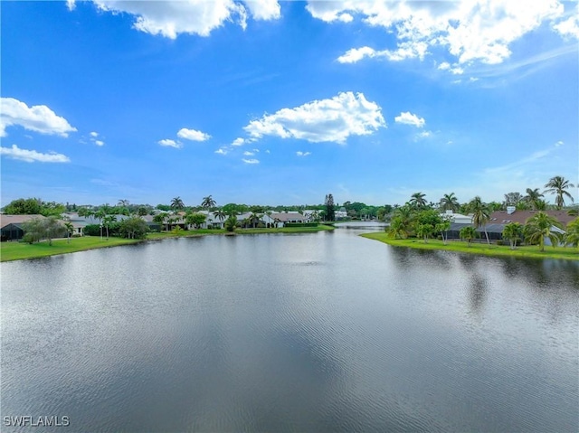 view of water feature