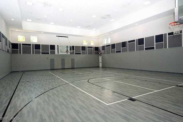 view of sport court