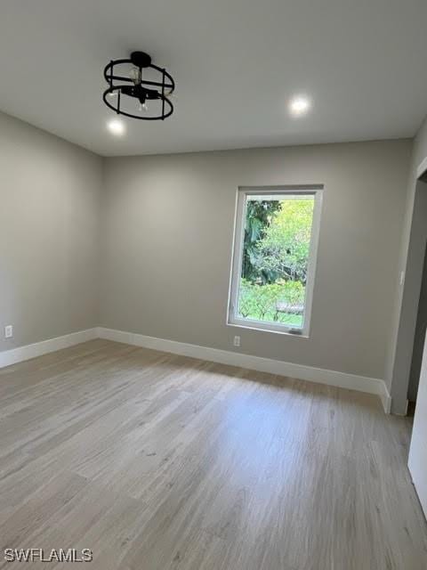 unfurnished dining area featuring light hardwood / wood-style floors