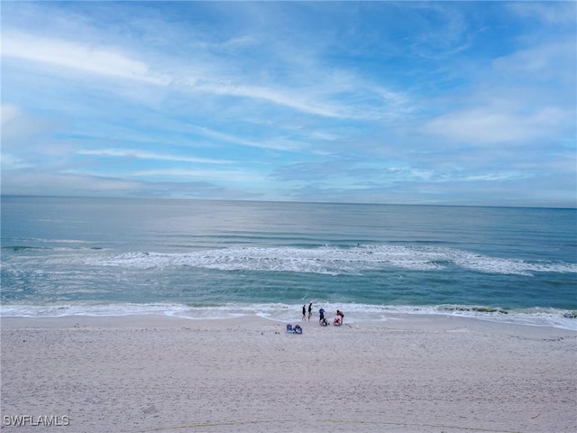 water view featuring a view of the beach