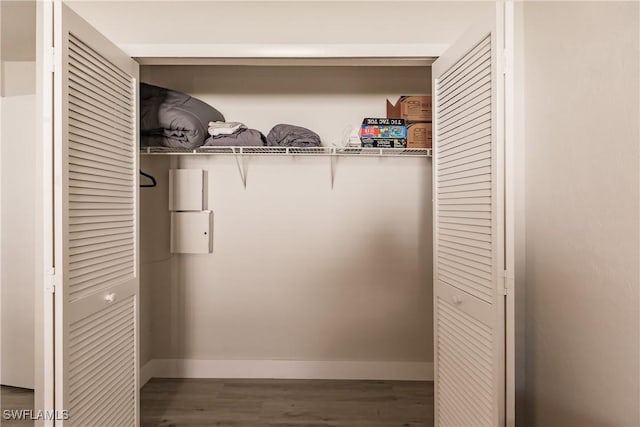 view of closet