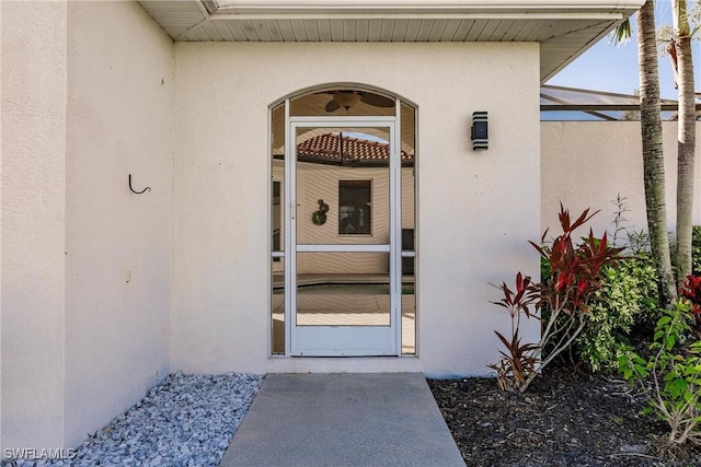 view of entrance to property