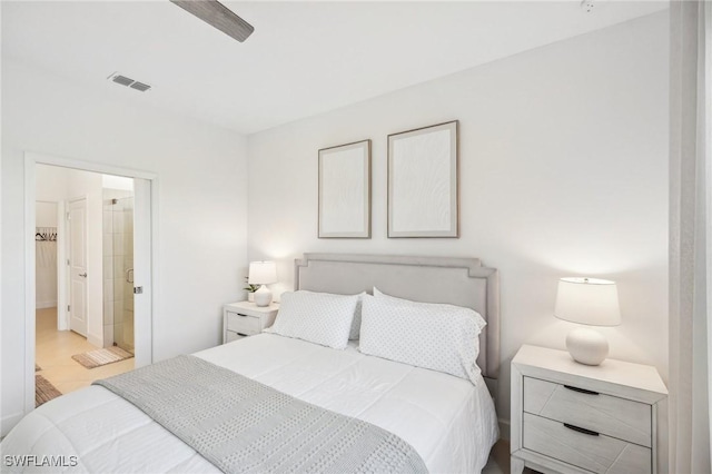 bedroom with ensuite bathroom