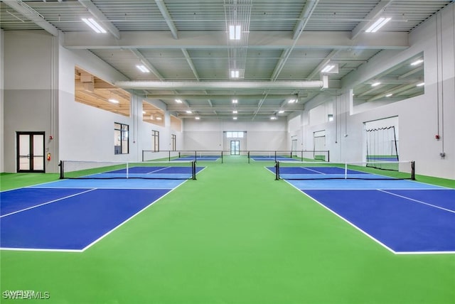 view of tennis court