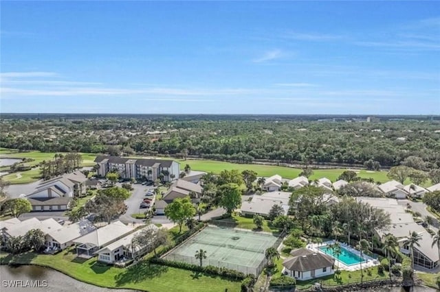 bird's eye view featuring a residential view