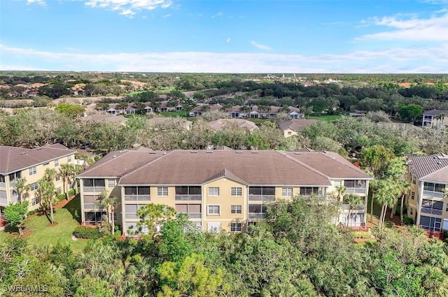 bird's eye view featuring a residential view