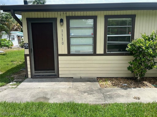 view of entrance to property