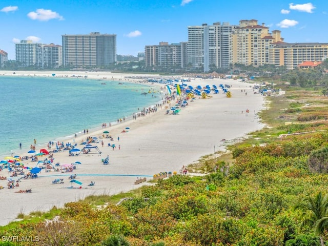 water view featuring a view of the beach