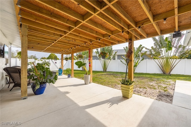 view of patio