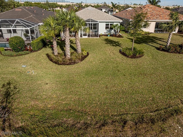 exterior space featuring a lanai