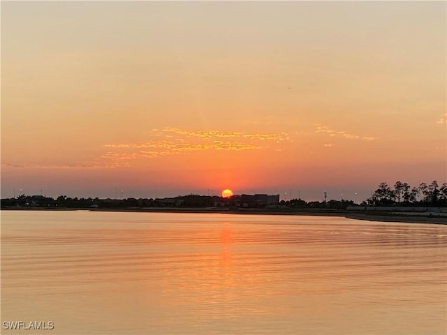 property view of water