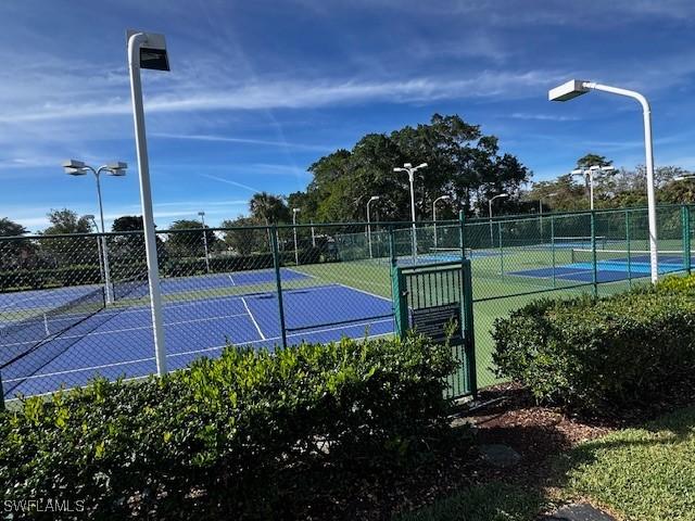 view of sport court