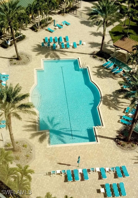 view of pool