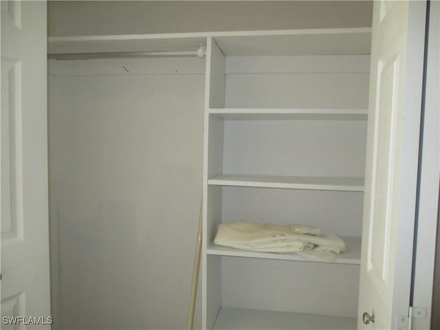 view of closet