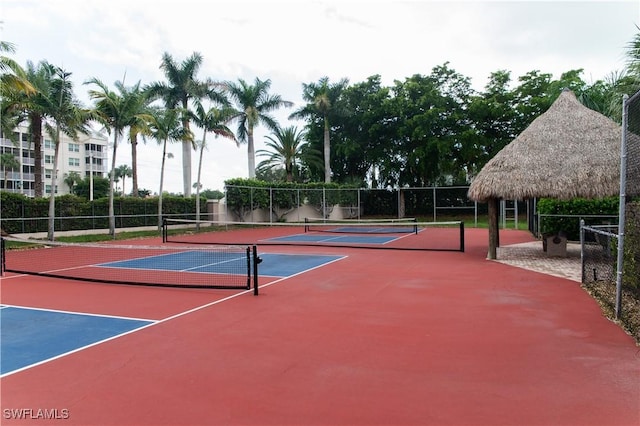 view of sport court with basketball court