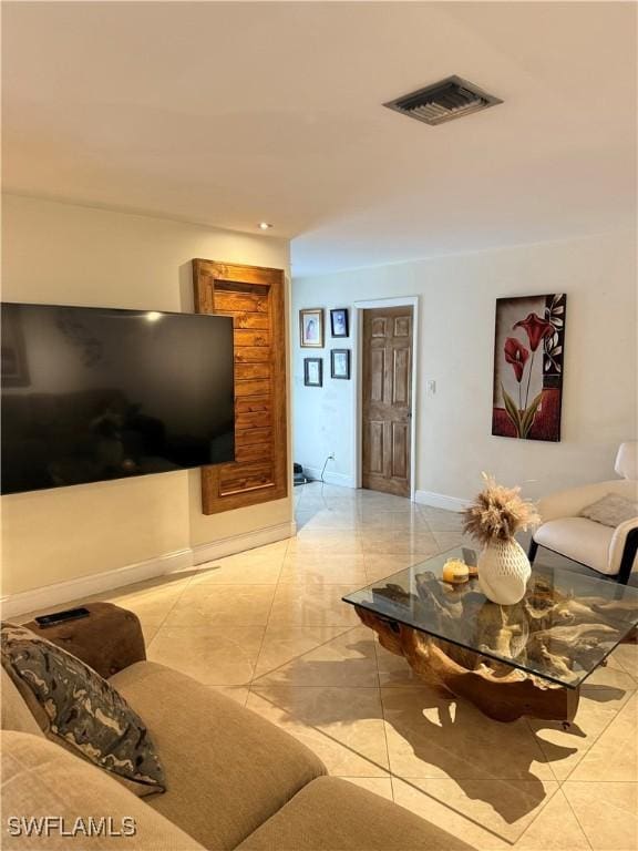 4207 Cindy Ave, Naples, FL 34112 - living area featuring visible vents and baseboards