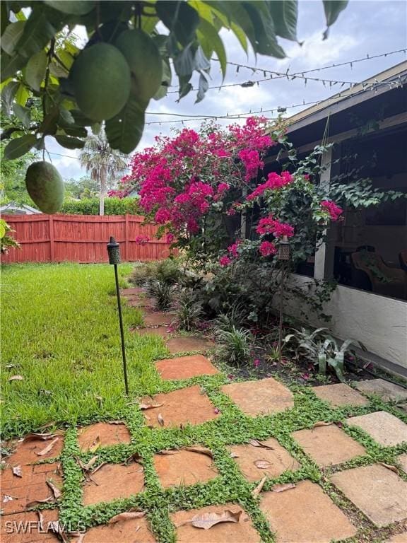 4207 Cindy Ave, Naples, FL 34112 - view of yard with fence