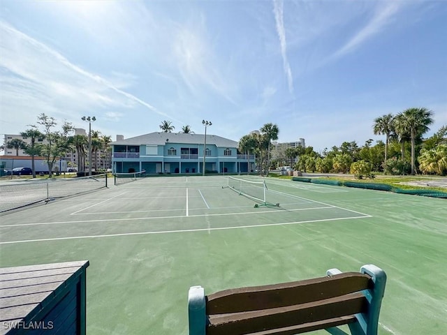 view of sport court