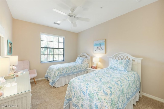 9067 Capistrano St N Unit 4502, Naples, FL 34113 - bedroom featuring ceiling fan and light carpet