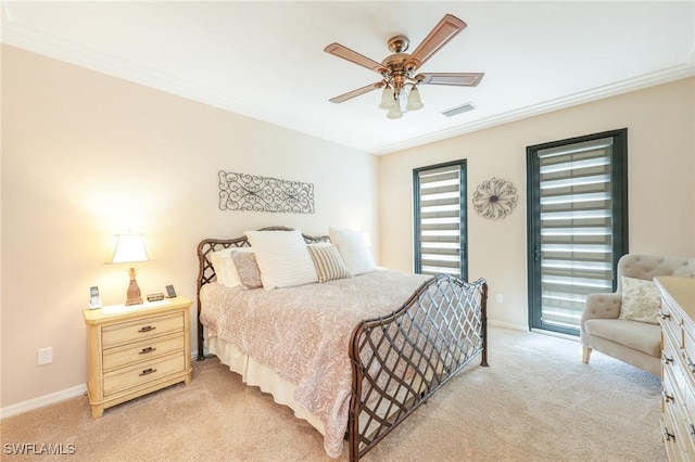 9067 Capistrano St N Unit 4502, Naples, FL 34113 - bedroom featuring light carpet and ceiling fan