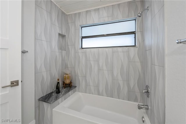 bathroom featuring shower / bathing tub combination