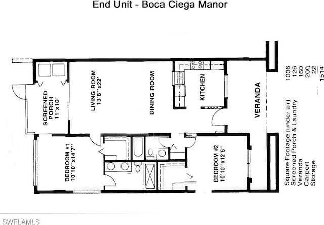2056 Pine Isle Ln Unit 2056, Naples, FL 34112 - home floor plan