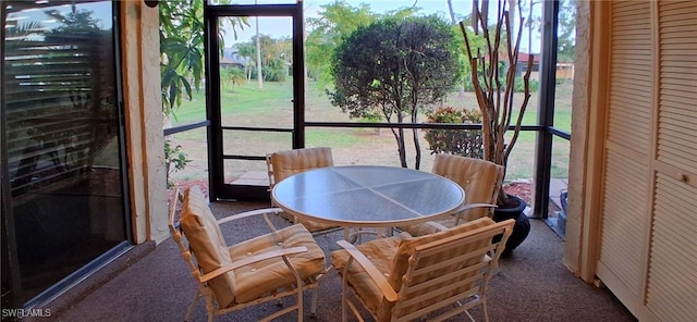 2056 Pine Isle Ln Unit 2056, Naples, FL 34112 - sunroom with outdoor dining space