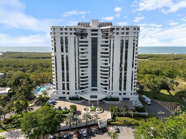 view of property featuring a water view