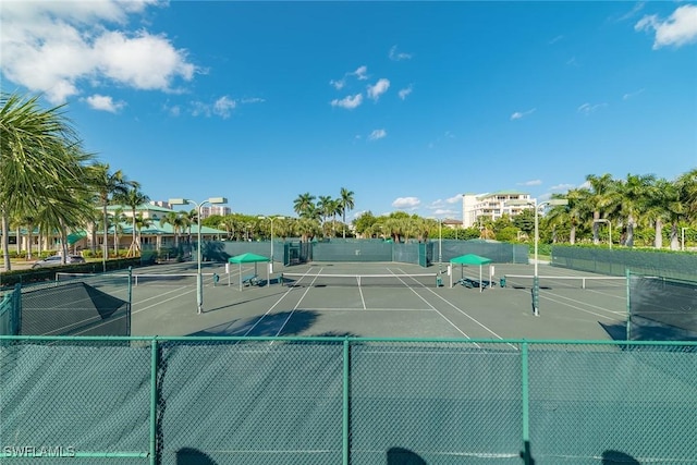 view of sport court